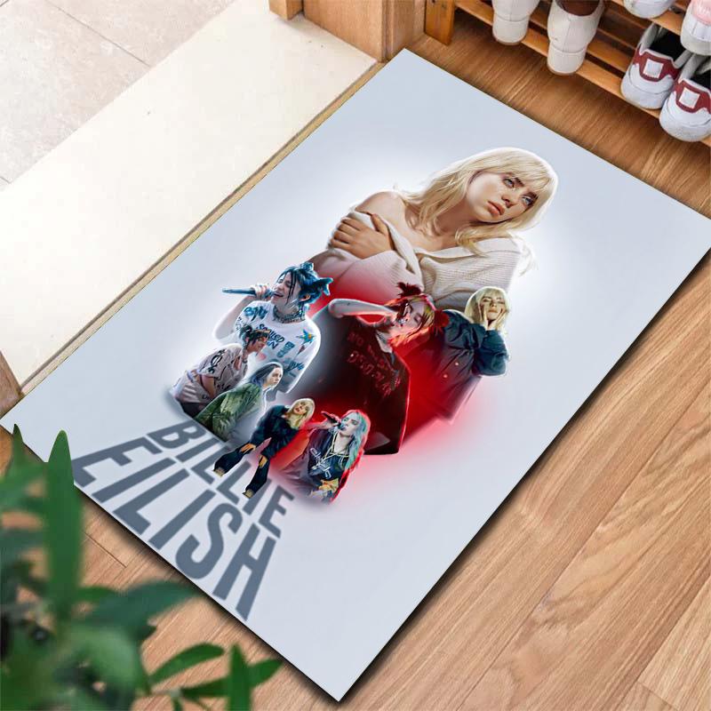 Ковер Billie Eilish для гостиной, спальни, дома, декора дивана, детский игровой нескользящий коврик