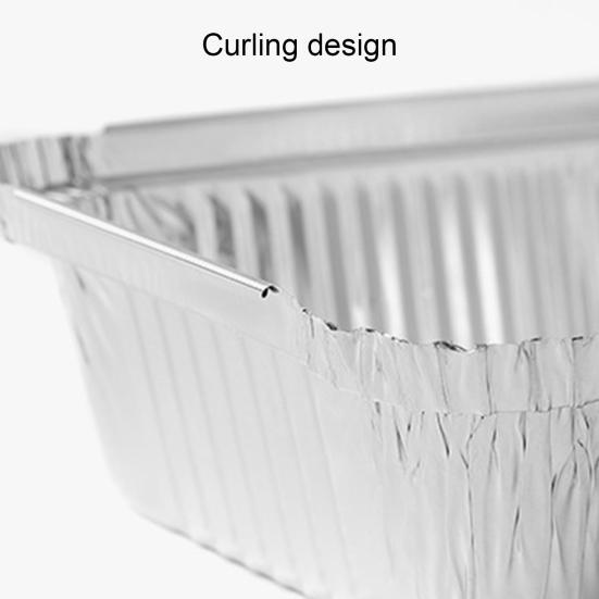 50 шт., поднос из фольги для барбекю, маслостойкие аксессуары для пропаривания, экологически чистая алюминиевая фольга, жестяная коробка, одноразовый поддон для капель, кухонный инструмент