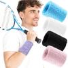 Эластичные спортивные браслеты на запястье: Впитывающие пот, защита запястья для бадминтона, баскетбола, бега, велоспорта и фитнеса.
