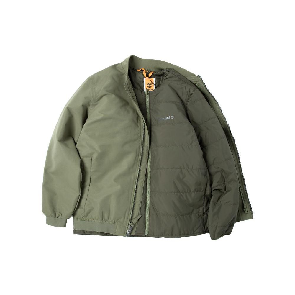 Timberland Однотонная ветрозащитная морозостойкая куртка три в одном, мужские куртки, военный зеленый цвет A6M4N590