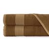 Towel 70x140 large, natural bamboo fiber, light brown