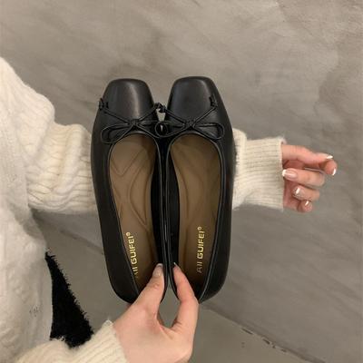 Женские туфли-балетки Модные балетки Женские слипоны Лоферы Элегантные туфли-балетки с бантом Женская обувь Zapatos De Mujer WSH5329