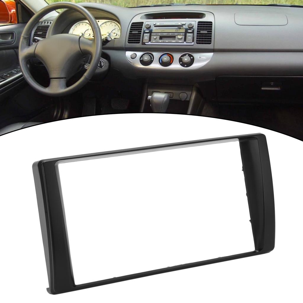 Car Radio Fascia Frame Dashboard Trim 2DIN Replacement for Camry(American Version) 2002?2006