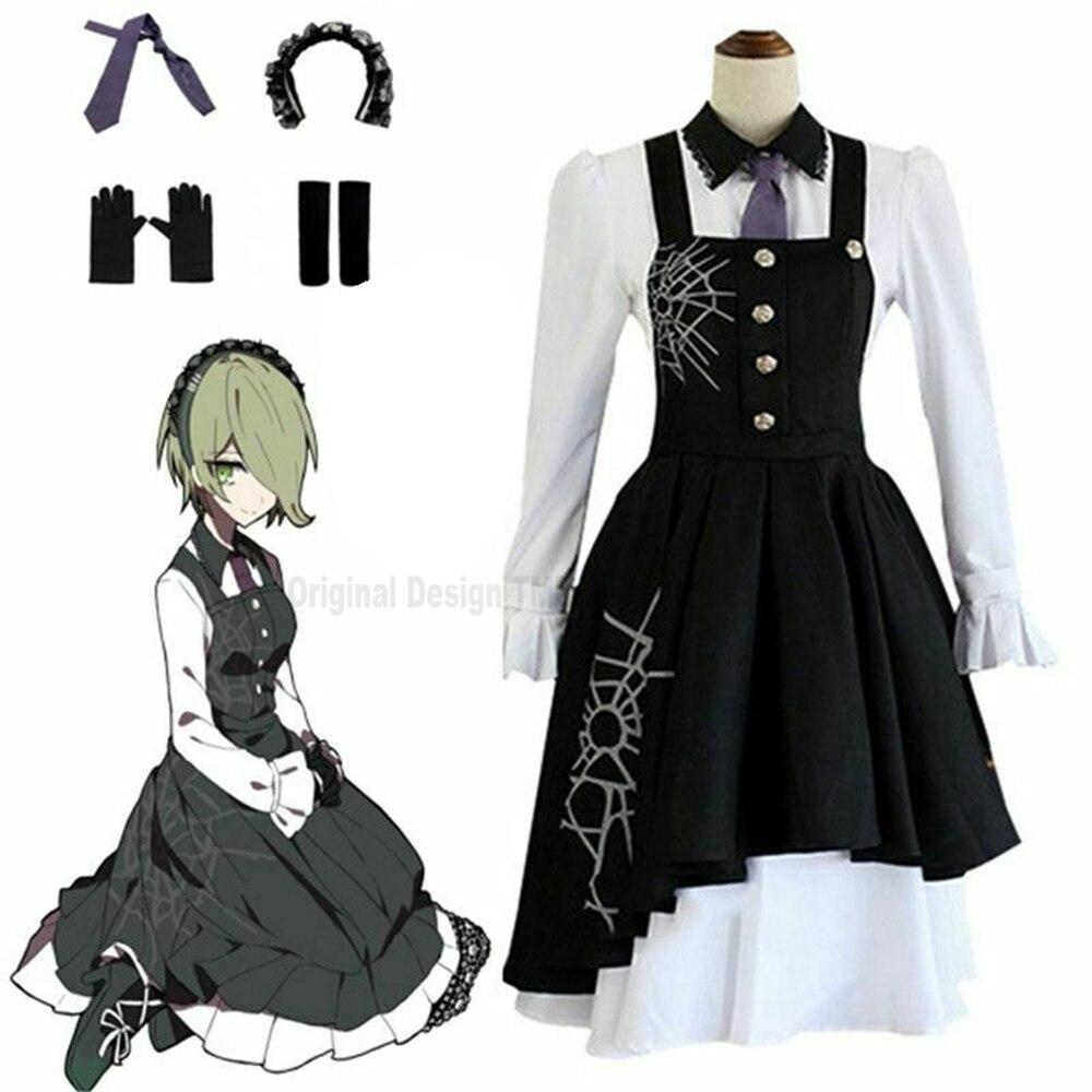 Новый Danganronpa V3 Tojo Kirumi Косплей Костюм Японская игра Аниме Униформа Костюм Одежда и парики Хэллоуин Косплей