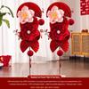 Decorative Wedding Fan Flower Column Set for Wedding and Engagement Room Arrangements