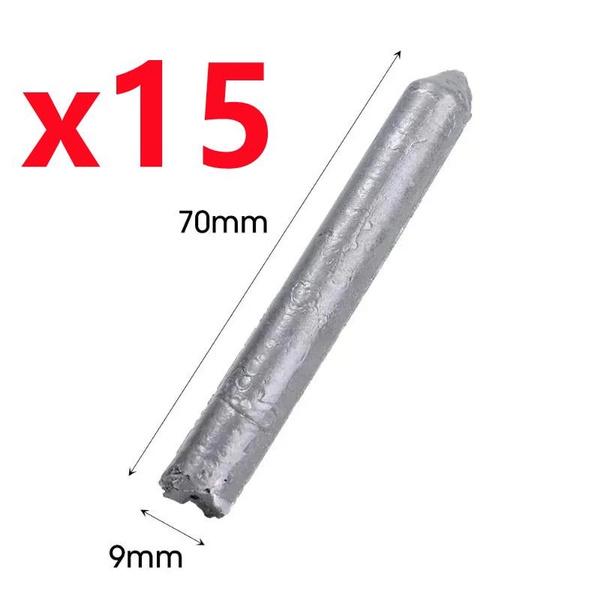 3/5/10/15 шт. низкотемпературные сварочные стержни, расплав медного железа, припой из нержавеющей стали для пайки алюминиевых отремонтированных отверстий, набор агентов