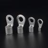Brass Purple Copper Plated Silver OT6-6 Copper Lug, 1000 pcs Cold Press Bare Terminal Wire Lug