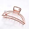 Unique Fashion Hair Accessories Ladies Geometric Metal Korean Hair Claw Clip