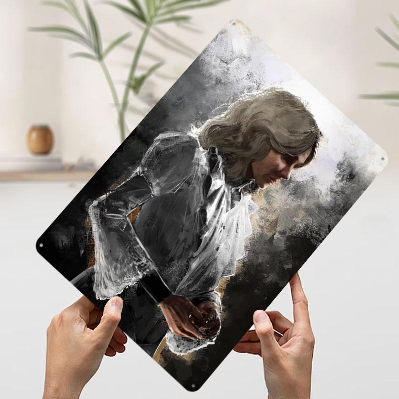 Aline Concept Art Printed Poster Customized Wall Art Retro Vintage Metal Tin Signs for Aesthetic Room Decor Men Bar Accessories