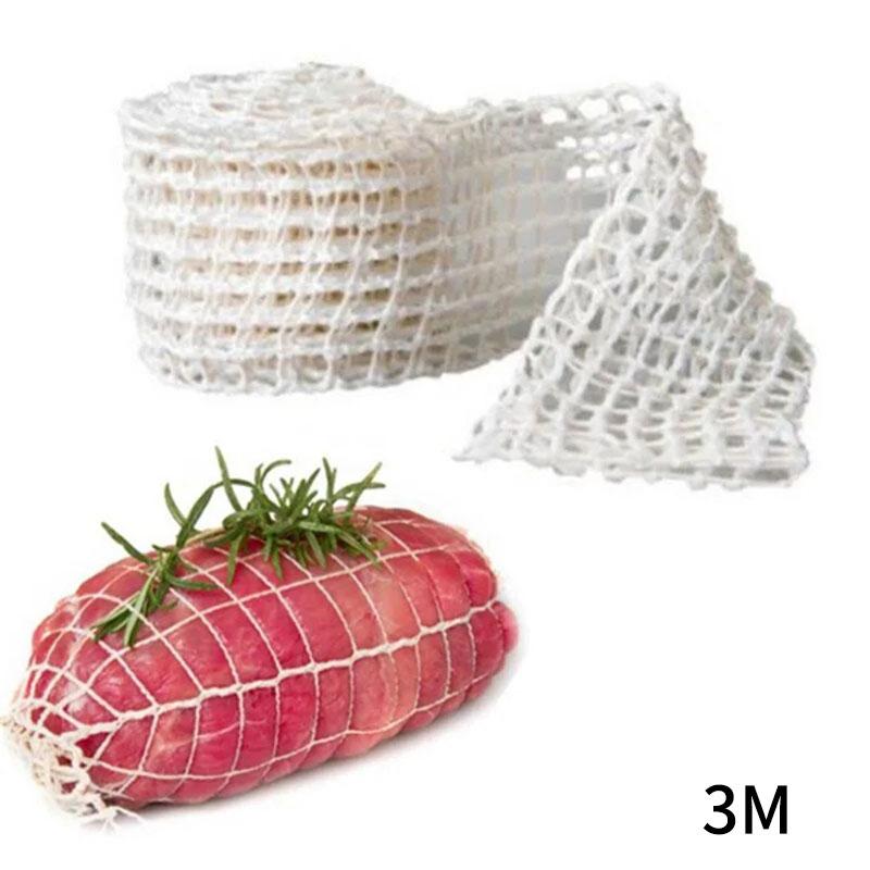 3-метровая хлопковая мясная сетка, сетка для ветчины и колбасы, веревка для разделки туш, рулет из колбасы, инструмент для приготовления мяса, популярная собачья колбаса, упаковка оболочки для колбасы
