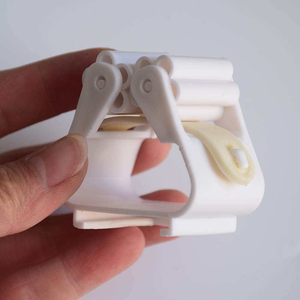 Non Perforated Mop Holder Self-adhesive Installation Suitable for Kitchen and Bathroom Can Fix Brooms Mops 5 Piece