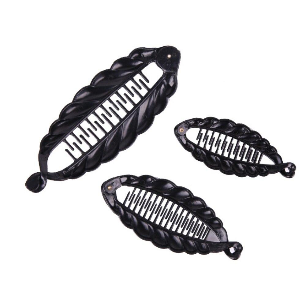 New Fashion Banana Shape Hair Clip Gradient Color Fish Clip Hairpins Hair Accessories for Women Hair Clip Clamp DIY Accessories