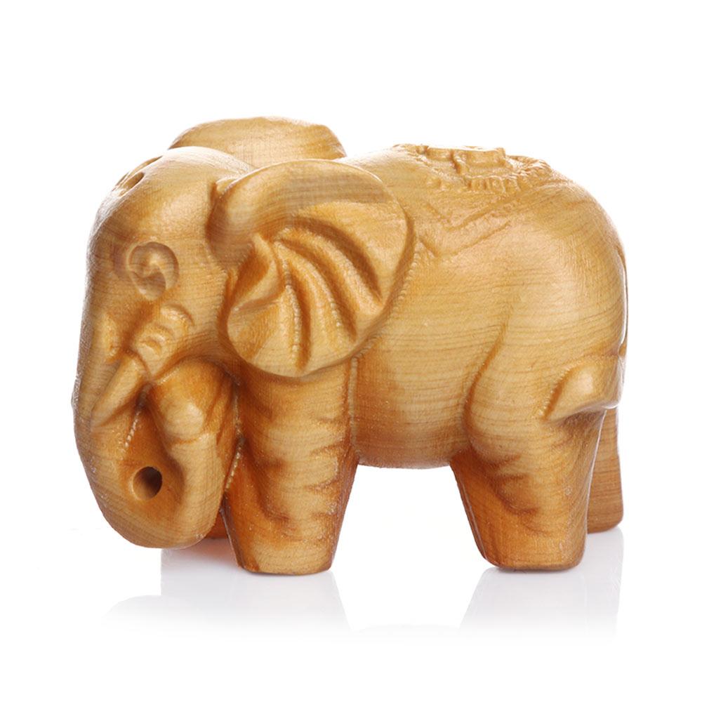 Автомобильное украшение Микроландшафт Деревянные фигурки слонов Мини-статуэтка животных Исцеление чакр Талисман на удачу