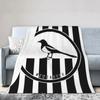 Newcastle - Magpies Blanket Soft Warm Flannel Throw Blanket Bedding for Bed Living Room Picnic Travel Home Couch