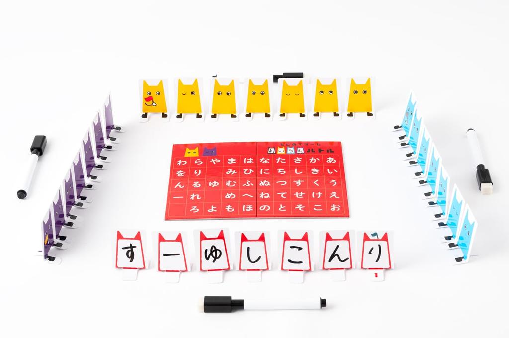 Gentosha Letter Matching Battle Card Game Game A-I-U-E-O