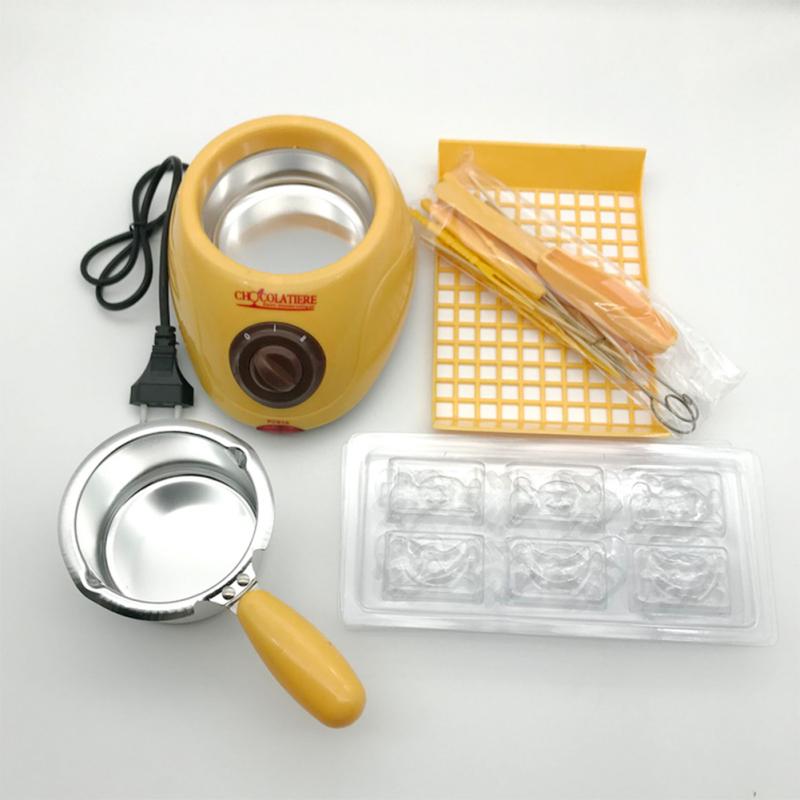 Электрический плавильный горшок для шоколада, 220 В, шоколадный фонтан, кухонный инструмент «сделай сам» (Спецификация ЕС)