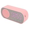 Будильник Bluetooth-динамик HIFI LED Зеркальный экран Micro USB зарядка FM-радио Цифровые часы для