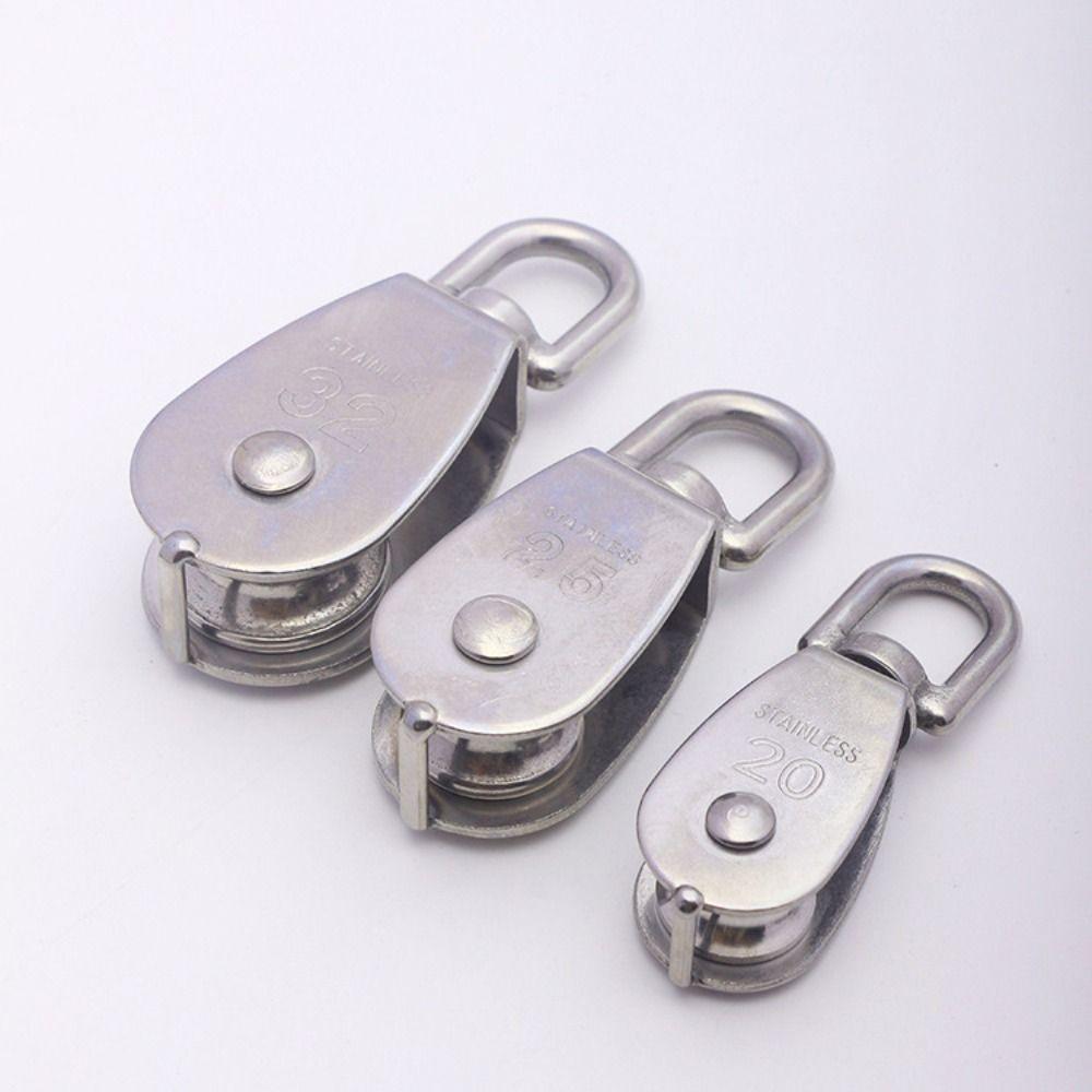 M15/20/25 Groove Pulley Swivel Traction Wheel Load-Bearing Fixed Pulley Crane