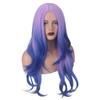Anime 75cm New Purple Blue Ombre Wig Long Wavy Synthetic Hair Halloween Costume Cosplay Wigs For Women High Temperature Fiber
