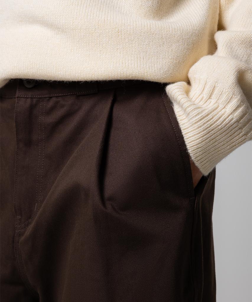 Dickies Свободные брюки чинос с одной складкой, коричневые