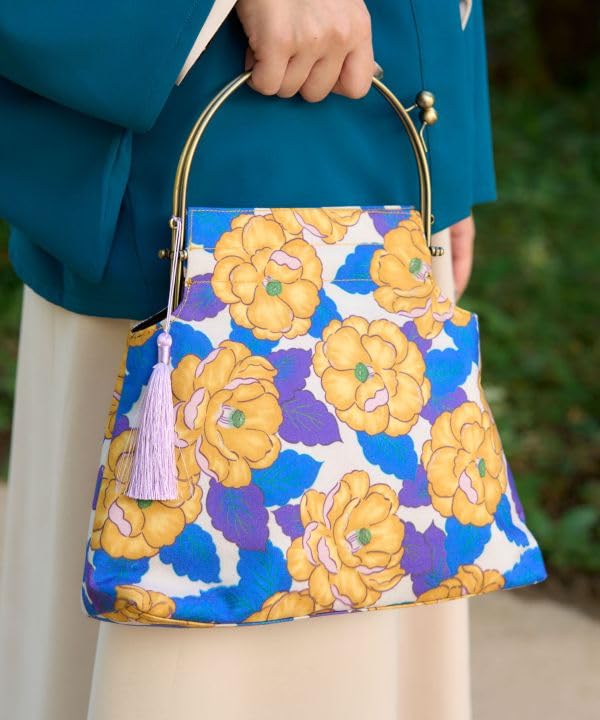 [KAYA] 7CEP4105 Цветочная ретро сумка через плечо с застежкой PU SHOUBU