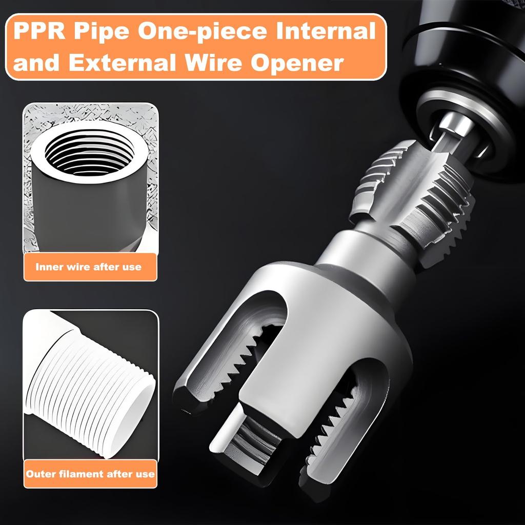 Инструмент для нарезания резьбы на трубах PPR из сплава 40CR, набор метчиков и плашек 3/4 дюйма, внутренняя и внешняя резьба