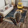 Barn Owl With Moonlit Sky Suitable As a Non-slip Mat for the Living Room or Bedroom Sofa