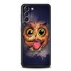 Cartoon Girl Gifts Lovely Owl Phone Case For Samsung Galaxy S23 S22 S21 S20 FE Ultra 5G S10 S10E S9 S8 Plus 10 20 Cover Bumper