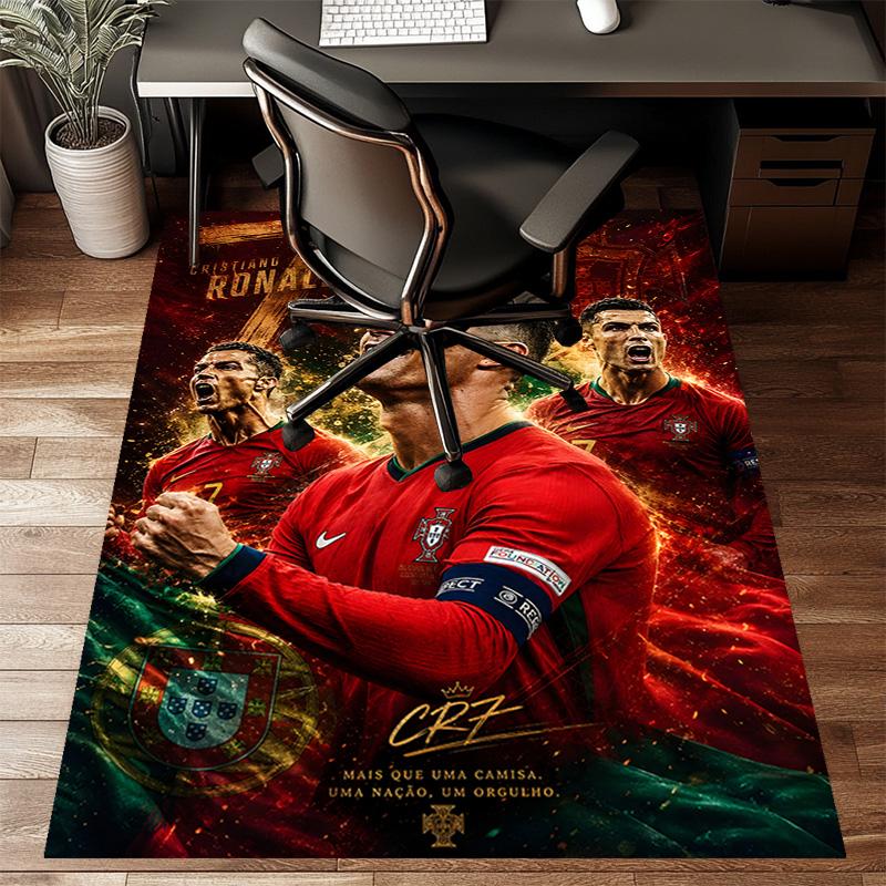 1pc Number 7 Soccer Design Printed Area Rug Carpet for Bedroom Living Room Home Decor Rugs Mat Non Slip Mat Rug for Bedside