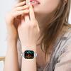 For Huawei Watch Fit 3 Metal Alloy Watch Band Rhinestones Resin Wristband Bracelet
