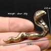 Латунные фигурки змей со знаком зодиака Миниатюры Настольные украшения Чайные питомцы Украшения для дома Ремесла Аксессуары Винтажные животные Маленькая статуэтка