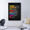 Вдохновляющие английские цитаты, плакат, вдохновляющий текст, современная офисная картина маслом, настенное художественное украшение для дома, картина