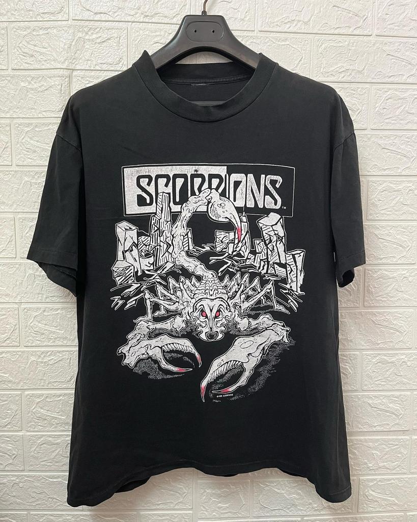 1990-91 Scorpions Tease Me Please Me Tour Band Unisex Tshirt S-5XL WA2580