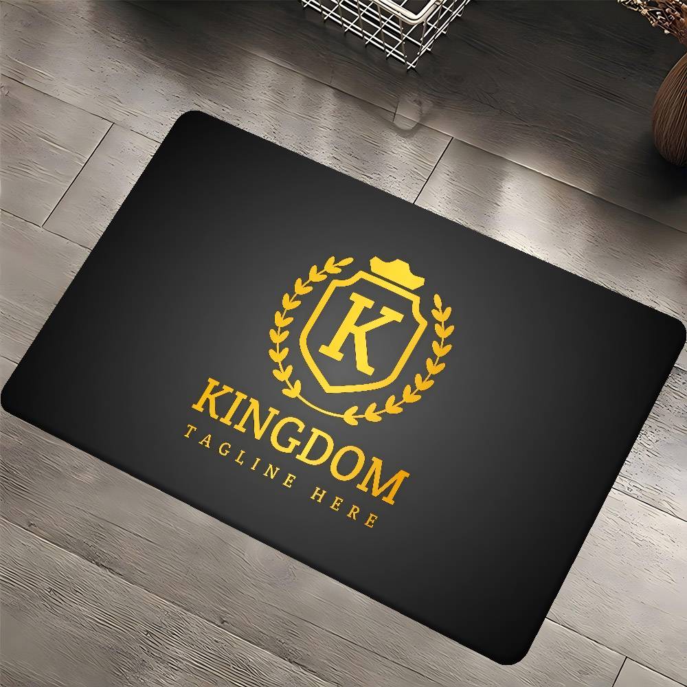 Kingdom LOGO Anime Room Mats Retro Multiple Choice Living Room Kitchen Rug Non-Slip Welcome Rug