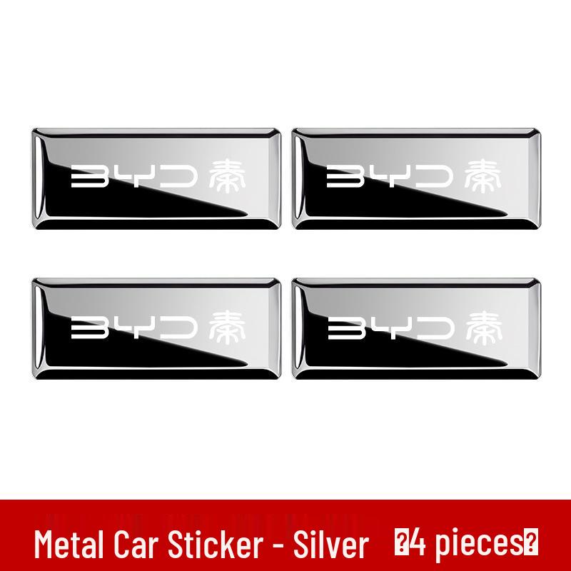 Metal Emblem Decorative Sticker for BYD Qin L/PLUS/EV/PRO Door Handle