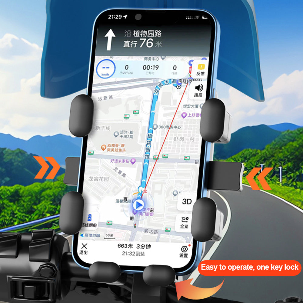 Маленький держатель для мобильного телефона для мотоцикла, шлема, мультяшный держатель для мобильного телефона для электрического велосипеда, навигатор, водонепроницаемый солнцезащитный козырек