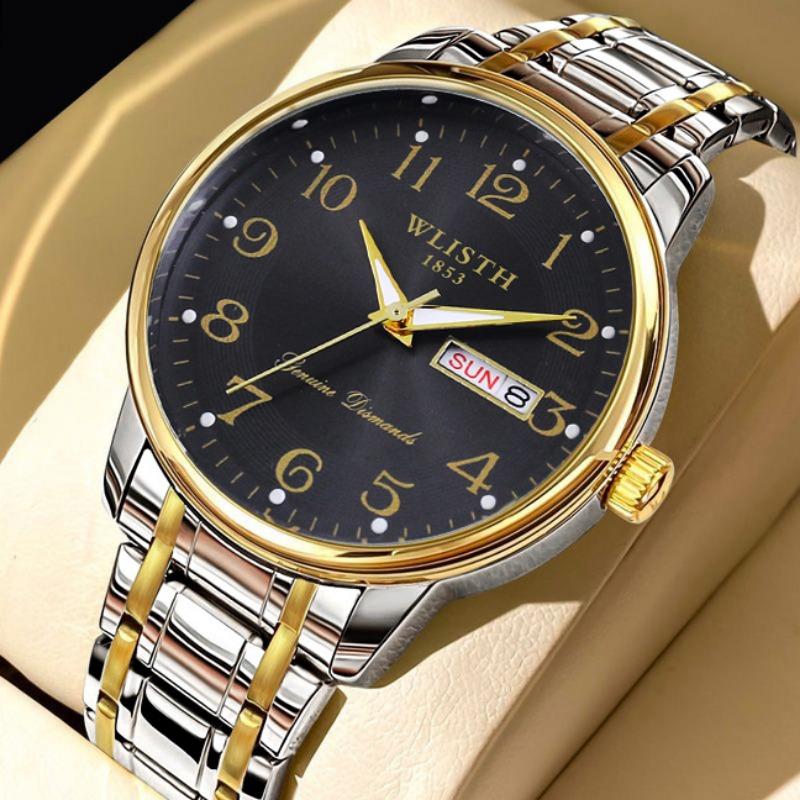 Топ Бренд Мужские Часы Цифровые Водонепроницаемые Кварцевые Бизнес Часы