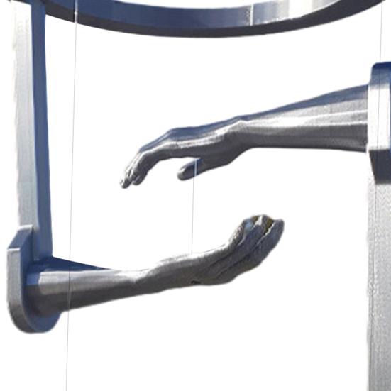 3D-печатное украшение-рука, бросающее вызов гравитации, Антигравитационная подвесная фигурка-статуэтка, Декор для дома, офиса, книжной полки, рабочего стола