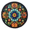 Colorful Floral Mandala Tire Cover, Universal Wheel Protection for SUV Trailer Truck, Durable Spare Tire Cover