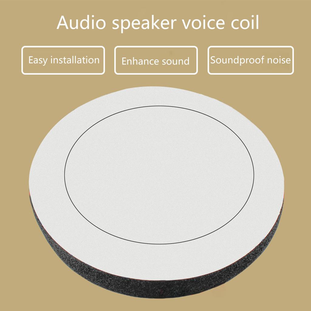 4 шт. 6,5 дюймовых универсальных самоклеящихся губок из ЭВА с высоким отскоком, водонепроницаемый комплект проставочных колец для динамиков дверей автомобиля
