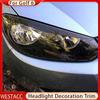 Фара автомобиля, наклейка для бровей, век, накладка для Volkswagen VW Golf 6 MK6 VI GTI GTR GTD 2008-2013