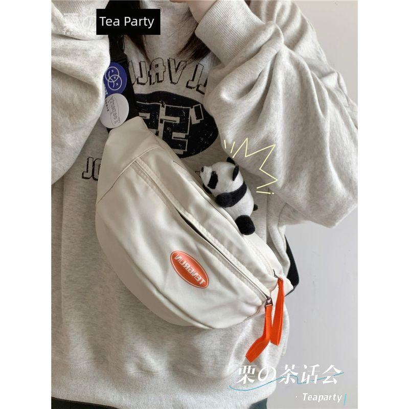 Сумка на пояс для мобильного телефона в японском стиле, в стиле инс, модная мужская нагрудная сумка, минималистичная универсальная сумка, женская повседневная спортивная сумка-мессенджер, мужская