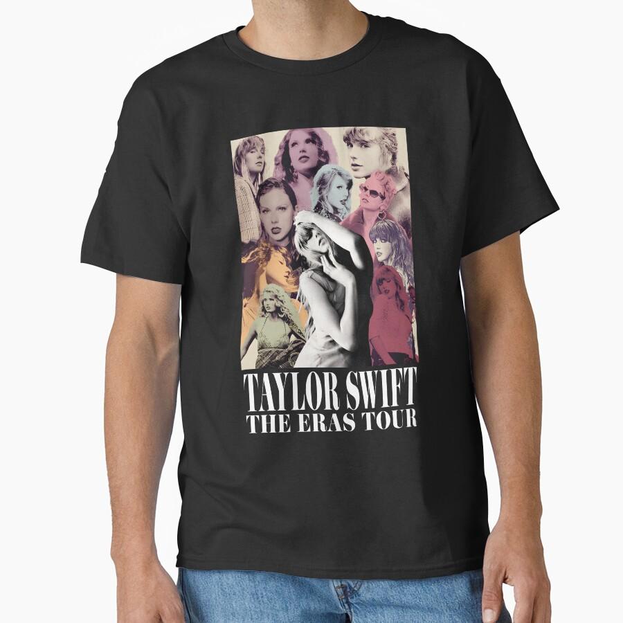 concert eras tour white font dsgn Classic T-Shirt