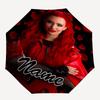 Personalized Name Descendants The Rise of Red Print Umbrella - Automatic Open/Close, Eight-Rib Durable Frame, Automatic Folding Umbrella