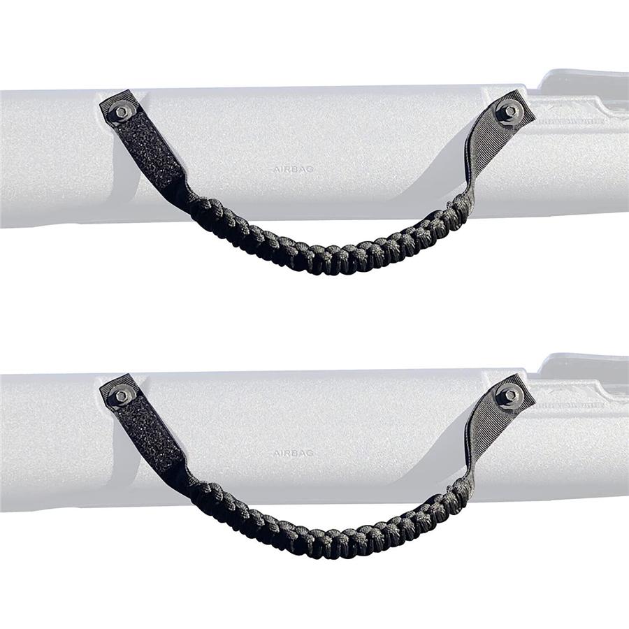 2 шт. Ручки-поручни на дугу безопасности с паракордовой рукояткой, нескользящие, для Ford Bronco 2021-22