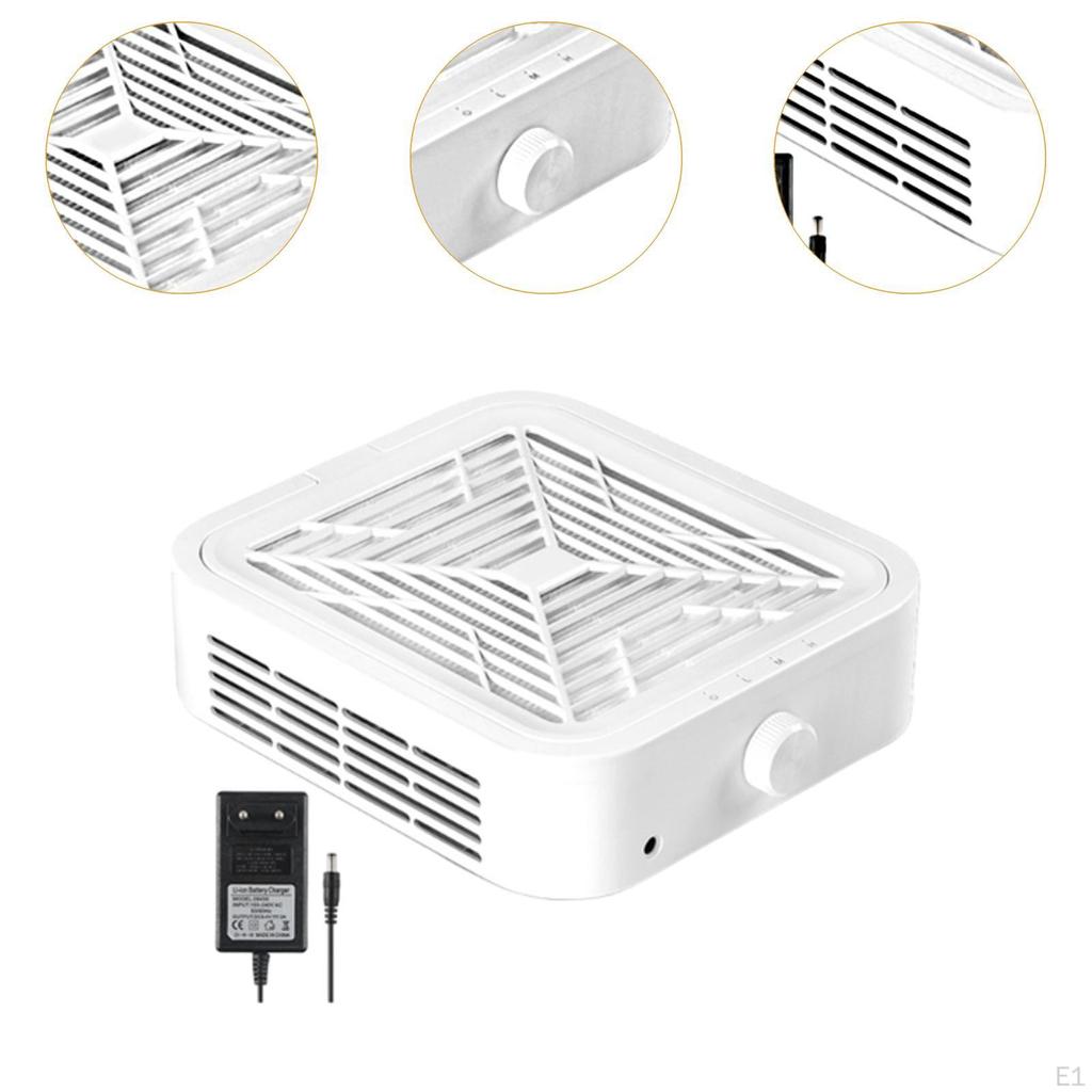 Пылесос для ногтей профессиональный 120 Вт вентилятор экстрактор коллектор