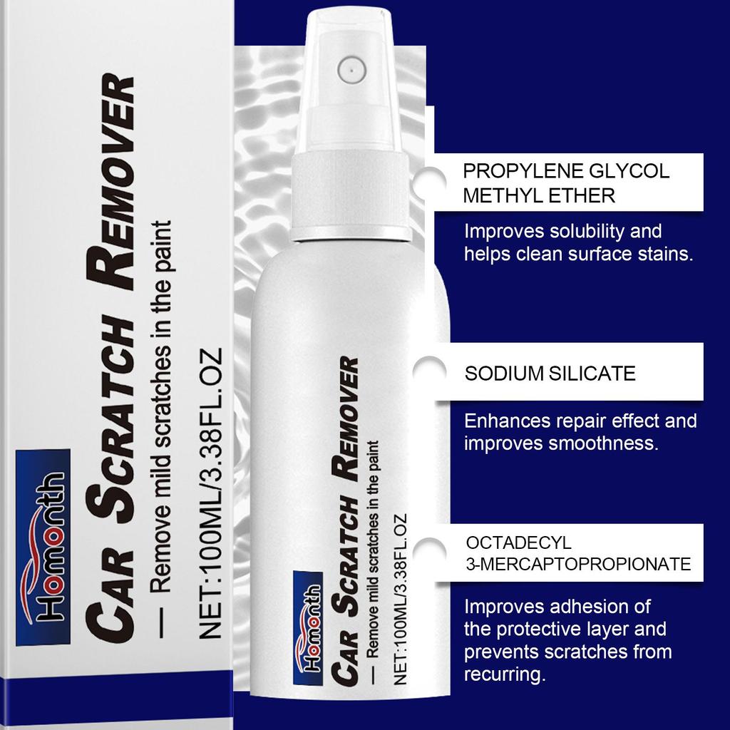 Homonth Car Scratch Repair Spray Paint Scratch Remover Scratch Sealer Coating Refresher Spray