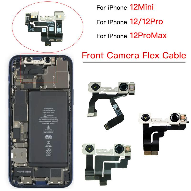Замена шлейфа передней камеры для iPhone 12 Mini Pro Max 12 МП Модуль линзы с Face ID Часть № Face ID