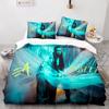 3D Printed Eva Comfortable Duvet Quilt Cover Pillowcase Bedding Set Children Bedroom Decoration Home Textile