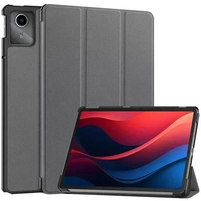 Чехол для Lenovo Tab M11 TB330FU TB331FC Xiaoxin Pad 2024, 11 дюймов, тройная складная подставка, смарт-чехол для планшета, чехол для Xiaoxin Pad 2024